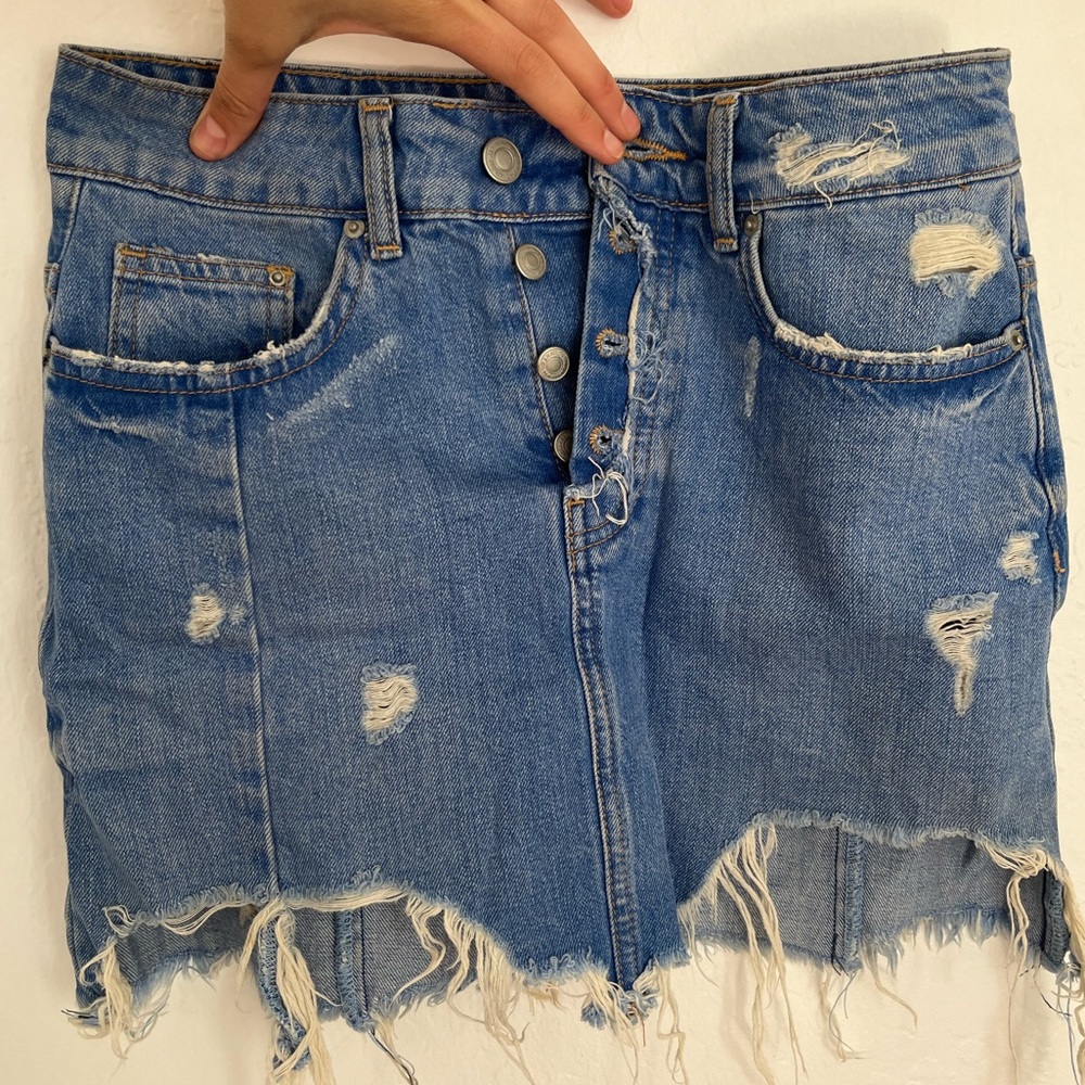ZARA DENIM SKIRT